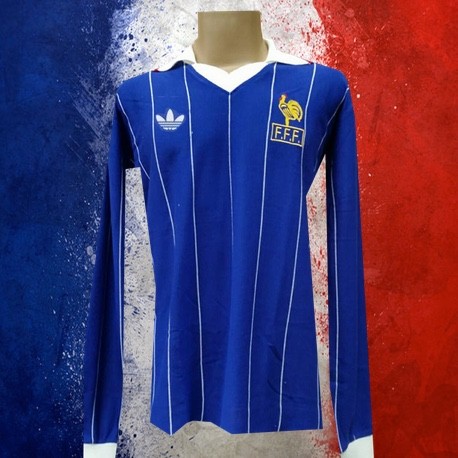 Camisa Retrô da França ML - 1982