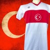 Camisa retrô Turquia logo branca -1988