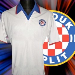 Camisa retrô Hadjuk split branca 1980 - CRO