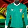 Camisa retrô Bolivia logo verde ML - 1980