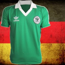 Camisa retrô Alemanha verde - 1982