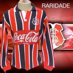Camisa retrô Santa Cruz tricolor - 1995 manga longa