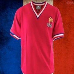 Camisa retrô França vermelha - 1975