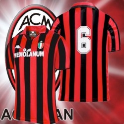 Camisa retrô Milan AC 1991 - ITA
