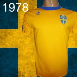 Camisa Retrô Sueçia listrada 1984 - SUE