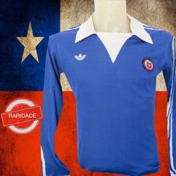 Camisa retrô Chile vermelha -1982