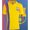 Camisa Retrô Barcelona Amarela - ESP