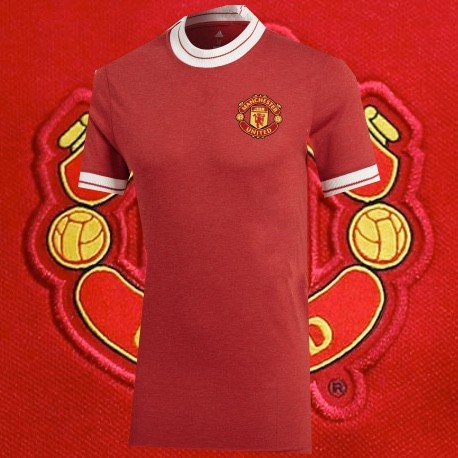 Camisa retrô Manchester United 1970 - ENG