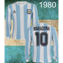Camisa retrô da Argentina le coq - 1980