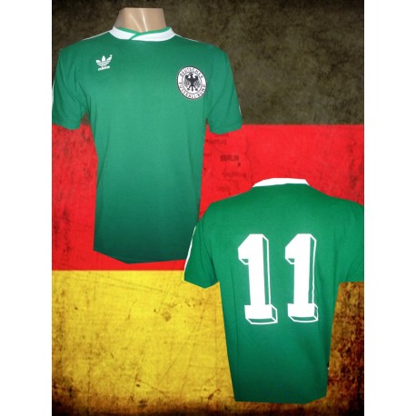 Camisa retrô Alemanha Verde 1954 - reserva 