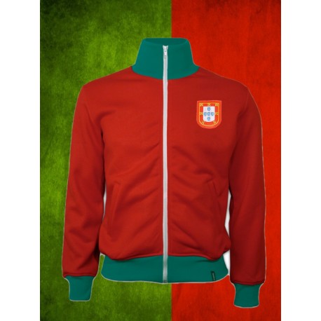 Camisa retrô Portugal 1972 gola polo