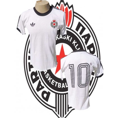 Camisa retrô Partizan belgrado