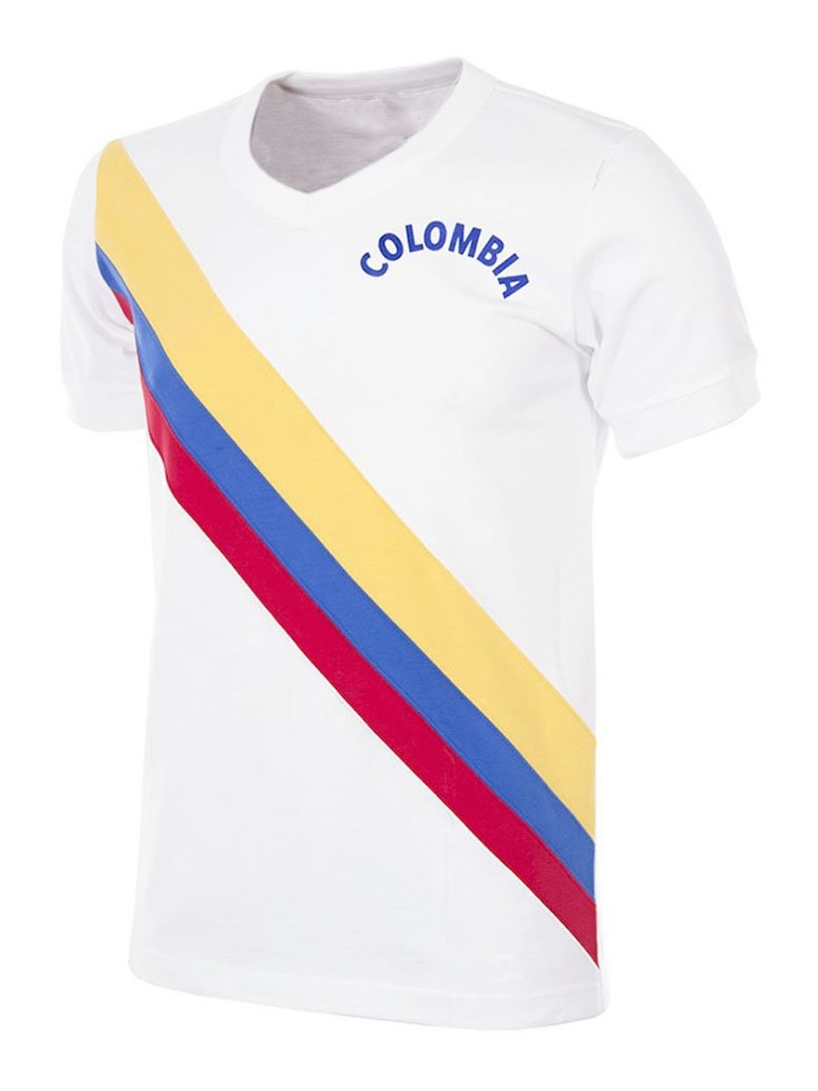 camisa da colombia branca