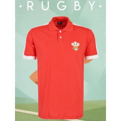 Camisa retrô Galles rugby - 1980