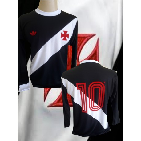 Camisa retrô Vasco branca - 1982 gola redonda