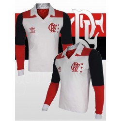 Camisa retrô Flamengo - 1981 manga longa