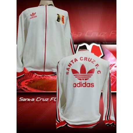 Camisa retrô Santa Cruz branca Banorte 1986