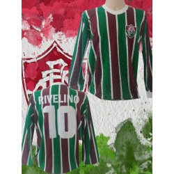 Camisa retrô Fluminense 1980 manga longa