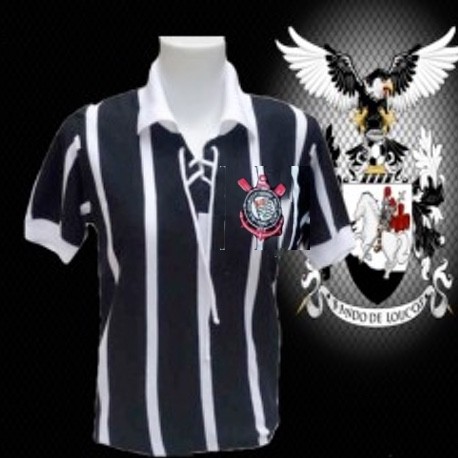 Camisa Retrô Baby Look Corinthians - cordinha
