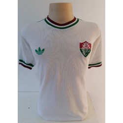 Camisa retrô Fluminense gola V branca - 1964