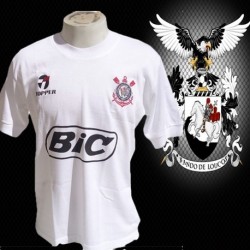 Camisa Retrô Baby Look Corinthians - cordinha