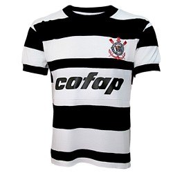 Camisa retrô Corinthians goleiro cofap listrada - 1980