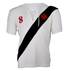 Camisa retrô Vasco branca - 1982 gola redonda
