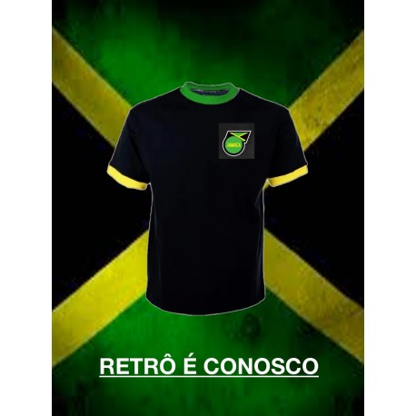 Camisa retro Jamaica Preta 