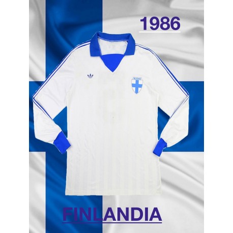 Camisa retrô Finlandia ML logo 1986