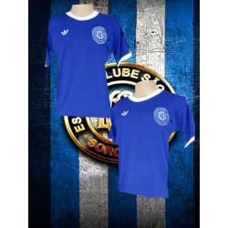 Camisa retrô Esporte Clube São Bento logo azul 1979