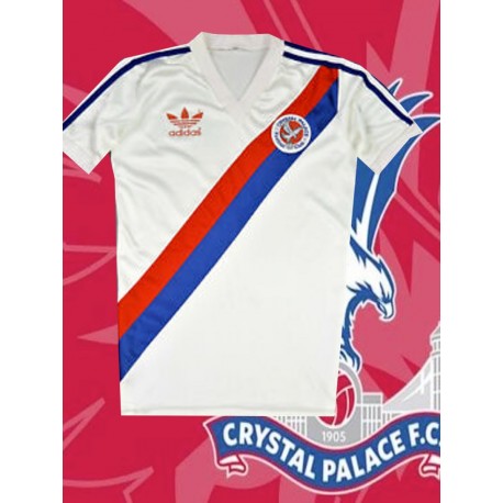 Camisa Retrô Crystal Palace faixa logo ENG