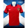 Camisa retrô Escocia vermelha 1982