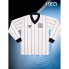 Camisa retrô Manchester city listrada 1983 - ENG
