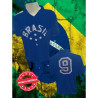 Camisa retro Seleçao brasileira 5 estrelas azul