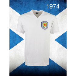 Camisa retrô Escocia tradicional gola polo