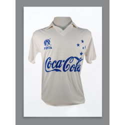 Camisa retrô Cruzeiro finta branca -1990