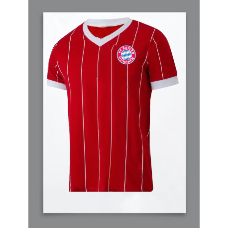 Camisa Retrô F.C. Bayern vermelha 1974- ML - ALE