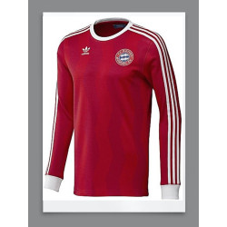 Camisa Retrô F.C. Bayern vermelha 1974- ML - ALE