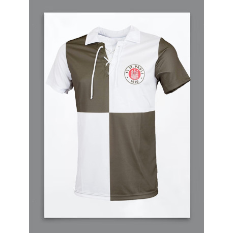 Camisa retrô st Pauli Cordinha Xadrez