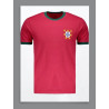 Camisa retrô Portugal 1966 gola redonda