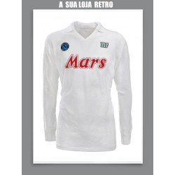 Camisa Retrô Napoli Mars vermelha ML - ITA