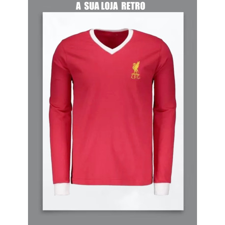 Camisa retrô Liverpool ML 1977 - ENG