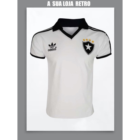 Camisa retrô Botafogo logo gola polo - 1989