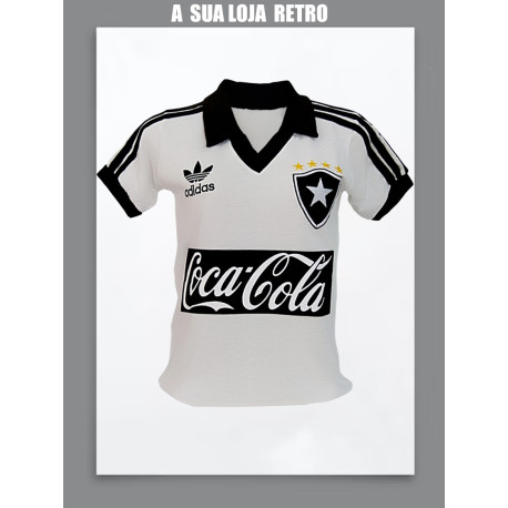Camisa retrô Botafogo baby look tradicional