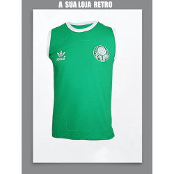 Regata retrô Palmeiras branca n 10