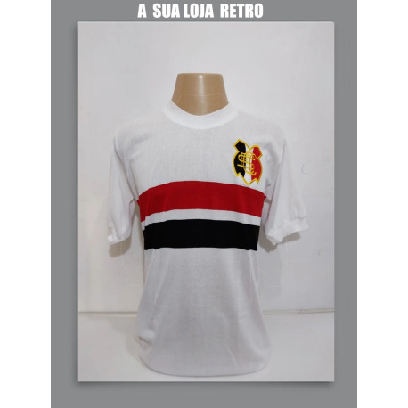 Camisa retrô Santa Cruz branca - 1970 