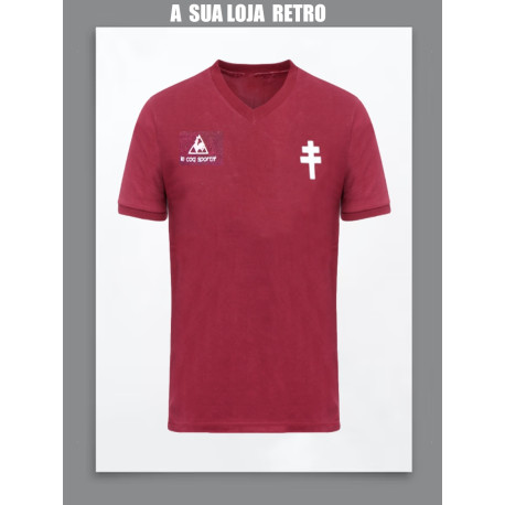 Camisa retrô logo Stade de Reims 1959 - FRA