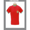 Camisa retrô Hungria vermelha -1972