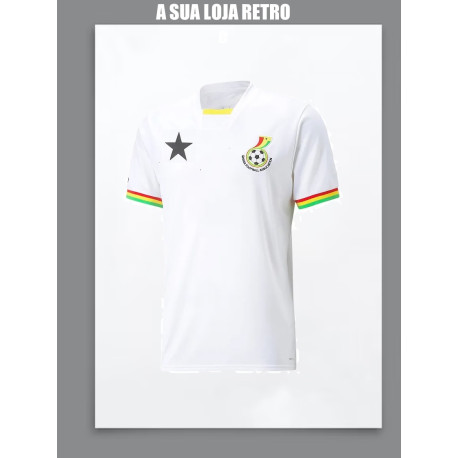 Camisa retrô Gana comemorativa
