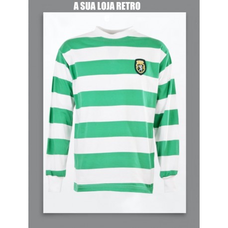 Camisa Retrô Sporting de Portugal ML 1970 - POR